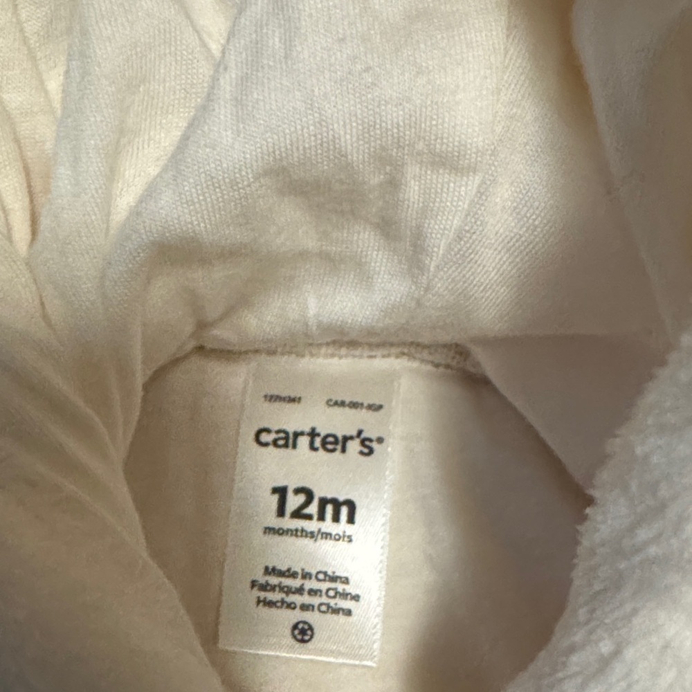 Carter's Cream Hooded Vest for Kids - Picture 2 of 4